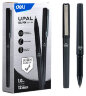 Ручка гелев. Deli Upal EG61-BK черн d=1мм черн. черн.