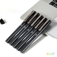 Ручка гелев. Deli Upal EG61-BK черн d=1мм черн. черн.