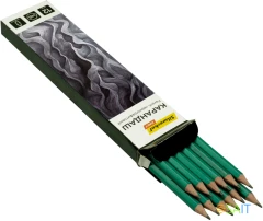 Карандаш ч/г Silwerhof Daily Favorit 2.2мм HB шестигран. пластик коробка/европод.