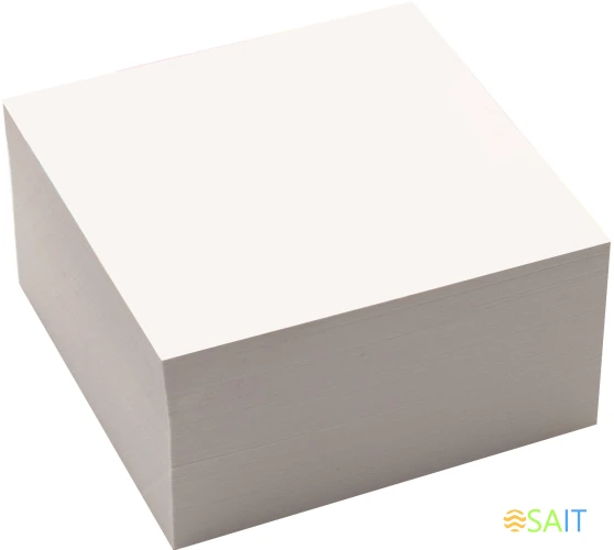 Блок для записей бумажный Silwerhof Daily Стандарт 90х90х45мм 80г/м2 92% белый