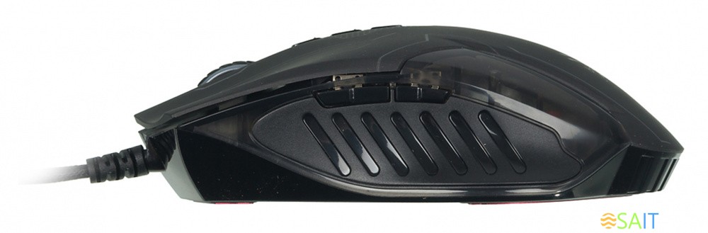 Мышь A4Tech Bloody Q51 черный/рисунок оптическая 6200dpi USB 8but