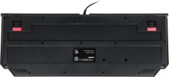Клавиатура A4Tech B120N черный USB Multimedia for gamer LED (подставка для запястий) кабель 1.8м