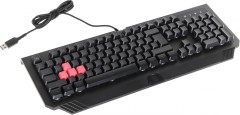Клавиатура A4Tech B120N черный USB Multimedia for gamer LED (подставка для запястий) кабель 1.8м