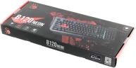 Клавиатура A4Tech Bloody B120N черный USB Multimedia for gamer LED (подставка для запястий) (B120N)
