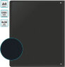 Папка на 4-х кольцах Бюрократ -0840/4RBLCK A4 пластик 0.8мм кор.40мм внутр. с вставкой черный