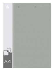 Папка метал.зажим/верх.приж Бюрократ -PZ07D+C A4 пластик 0.7мм торц.карм с бум. встав ассорти