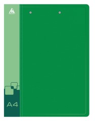 Папка метал.зажим/верх.приж Бюрократ -PZ07D+C A4 пластик 0.7мм торц.карм с бум. встав ассорти
