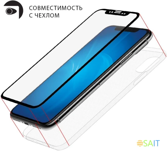 Защитное стекло для экрана прозрачная DF LSteel-65 для Lenovo M10 Plus 10.3" 1шт.