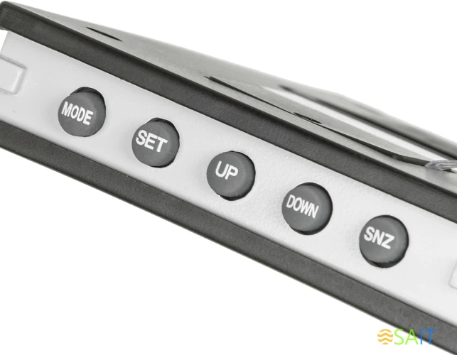 Погодная станция Buro H117AB серебристый/черный