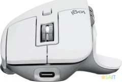 Мышь Logitech MX Master 3S светло-серый оптическая 8000dpi беспров. USB 5but (910-006566)