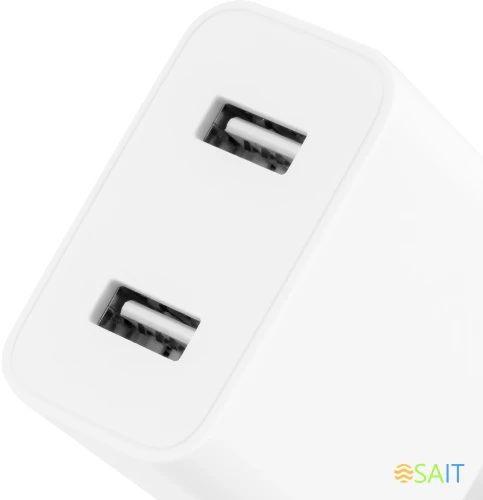 Сетевое зар./устр. Digma DGWC-2U-3A-WG 15.5W 3.1A+1A 2xUSB универсальное белый