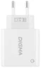 Сетевое зар./устр. Digma DGWC-2U-3A-WG 15.5W 3.1A+1A 2xUSB универсальное белый