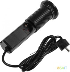 Сетевой разветвитель Premier 3R 1.8м (3 розетки) черный (коробка)