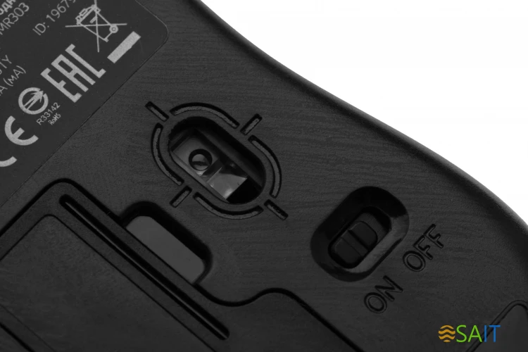 Мышь Acer OMR303 черный оптическая 1600dpi беспров. USB 6but (ZL.MCECC.01Y)