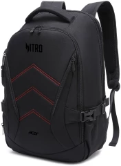 Рюкзак для ноутбука 15.6" Acer Nitro OBG313 черный/красный полиэстер (ZL.BAGEE.00G)