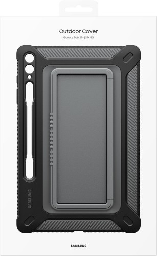 Чехол-крышка Samsung для Samsung Galaxy Tab S9+ Outdoor Cover поликарбонат титан (EF-RX810CBEGRU)
