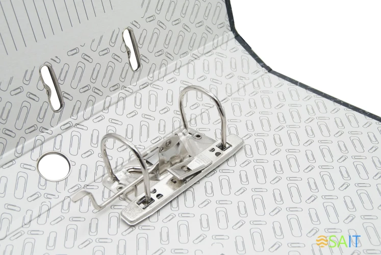 Папка-регистратор Buro A4 50мм картон/бумага черный мет.окант. сборная (упак.:2шт)