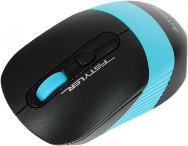 Мышь A4Tech Fstyler FG10 черный/синий оптическая 2000dpi беспров. USB 4but (FG10 BLUE)