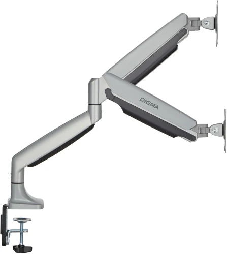 Кронштейн для мониторов ЖК Digma D-MM302D серый 17"-35" макс.9кг крепление к столешнице поворот и наклон