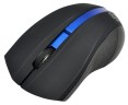 Мышь Оклик 615MW черный/синий оптическая 1200dpi беспров. USB для ноутбука 3but (412862)
