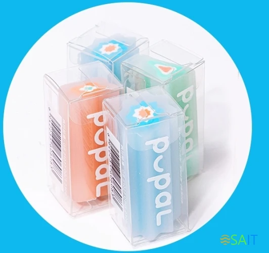 Ластик Deli VP156 48x21x21мм ПВХ ассорти