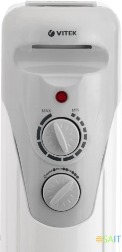 Радиатор масляный Vitek VT-1707 1000Вт белый