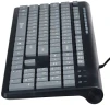Клавиатура Оклик 480M черный/серый USB slim Multimedia (1067199)