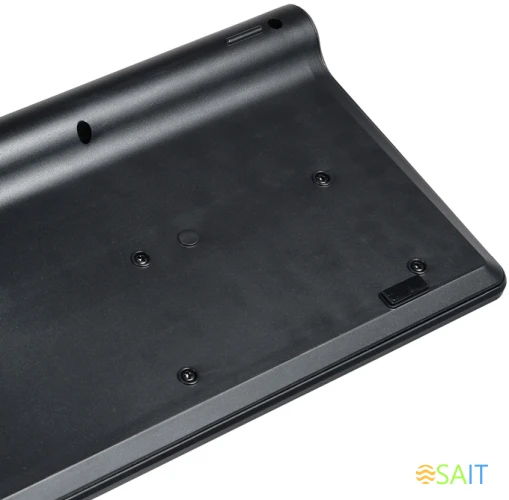 Клавиатура Оклик 480M черный/серый USB slim Multimedia (1067199)