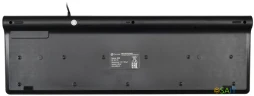 Клавиатура Оклик 480M черный/серый USB slim Multimedia (1067199)