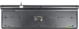 Клавиатура Оклик 480M черный/серый USB slim Multimedia (1067199)