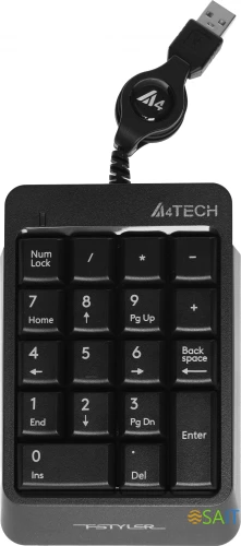 Числовой блок A4Tech Fstyler FK13 серый USB slim для ноутбука (FK13 USB ( GREY))