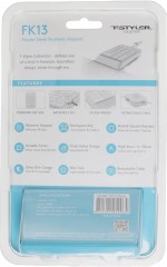 Числовой блок A4Tech FK13 серый USB slim для ноутбука (FK13 USB ( GREY)) кабель 0.7м