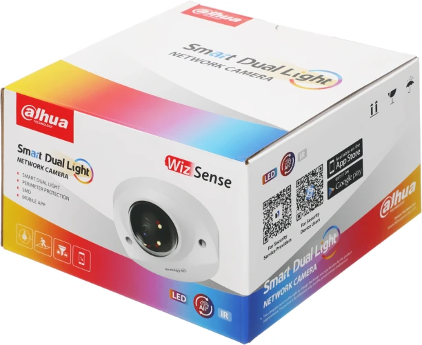 Камера видеонаблюдения IP Dahua DH-IPC-HDBW2249FP-AS-IL-0280B 2.8-2.8мм цв.