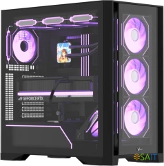 Корпус Formula Air Power G8 черный без БП ATX 2xUSB3.0 1xUSB3.1 audio bott PSU