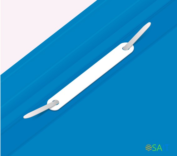 Папка-скоросшиватель Бюрократ -PS20BLUE A4 прозрач.верх.лист пластик синий 0.12/0.16