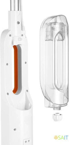 Швабра паровая Kitfort КТ-1048-2 1300Вт белый/оранжевый