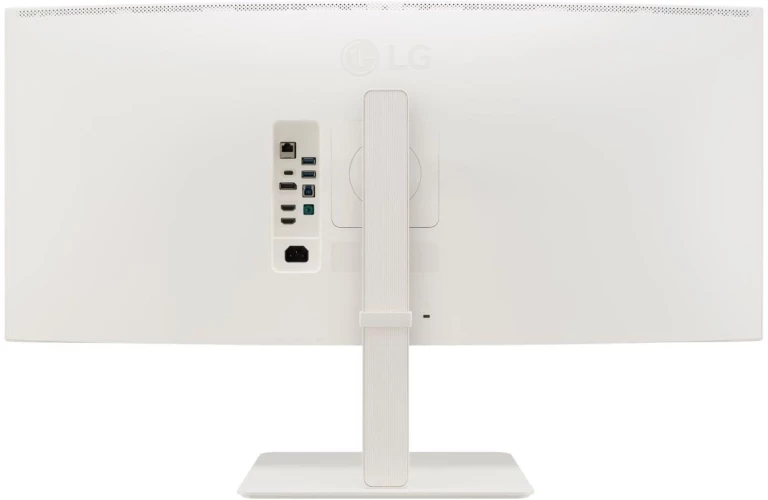 Монитор LG 38" UltraWide 38WR85QC-W белый NANO IPS LED 21:9 HDMI M/M матовая HAS Piv 600cd 178гр/178гр 3840x1600 144Hz FreeSync Premium Pro DP WQ+ USB 10.5кг