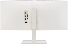 Монитор LG 38" UltraWide 38WR85QC-W белый NANO IPS LED 21:9 HDMI M/M матовая HAS Piv 600cd 178гр/178гр 3840x1600 144Hz FreeSync Premium Pro DP WQ+ USB 10.5кг