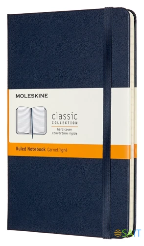 Блокнот Moleskine CLASSIC QP050B20 Medium 115x180мм 208стр. линейка твердая обложка синий
