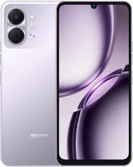 Смартфон Tecno Spark Go 3 64Gb 4Gb фиолетовый моноблок 3G 4G 2Sim 6.75" 720x1600 Android 15 13Mpix 802.11 a/b/g/n/ac NFC GPS GSM900/1800 Protect microSD max1024Gb
