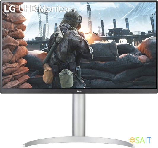 Монитор LG 27" UltraFine 27UP650-W серебристый IPS LED 16:9 HDMI матовая HAS 1200:1 400cd 178гр/178гр 3840x2160 60Hz DP 4K 5.9кг