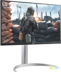 Монитор LG 27" UltraFine 27UP650-W серебристый IPS LED 16:9 HDMI матовая HAS 1200:1 400cd 178гр/178гр 3840x2160 60Hz DP 4K 5.9кг