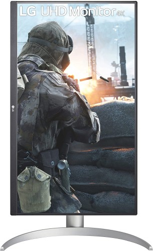 Монитор LG 27" UltraFine 27UP650-W серебристый IPS LED 16:9 HDMI матовая HAS 1200:1 400cd 178гр/178гр 3840x2160 60Hz DP 4K 5.9кг