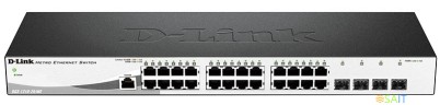 Коммутатор D-Link DGS-1210-28/ME/A2B 24x1Гбит/с 24xКомбо(1000BASE-T/SFP) 4SFP управляемый