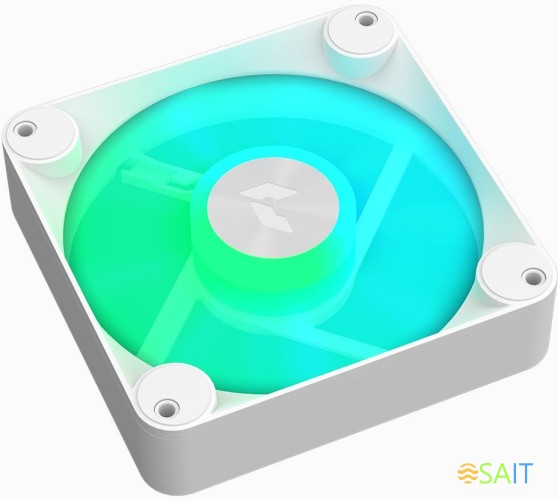 Вентилятор для корпуса Aerocool APNX FP1-120 ARGB 120х120x30 белый 4-pin 33дБ (FP1-120 WH) Ret