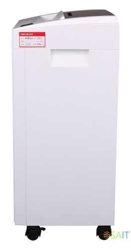 Шредер Deli 9953 белый (секр.P-5) фрагменты 8лист. 23лтр. скрепки скобы пл.карты CD