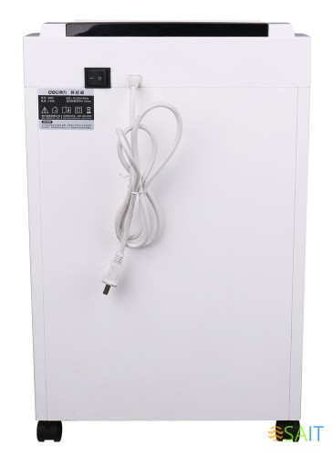 Шредер Deli 9953 белый (секр.P-5) фрагменты 8лист. 23лтр. скрепки скобы пл.карты CD