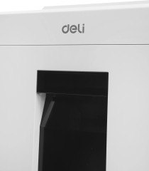 Шредер Deli 9953 белый (секр.P-5) фрагменты 8лист. 23лтр. скрепки скобы пл.карты CD