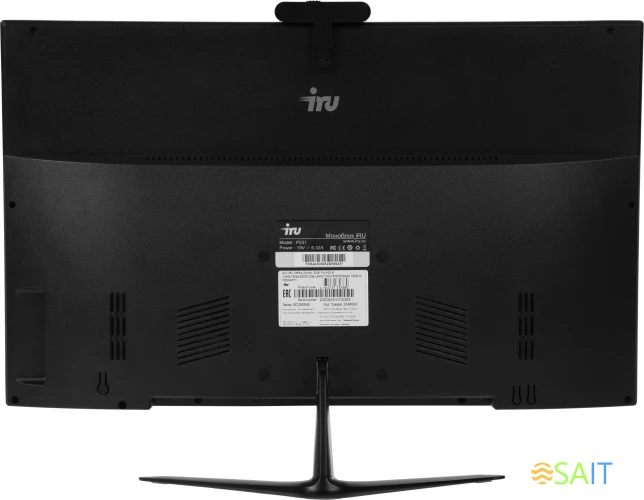 Моноблок IRU Office 23IH6L 23.8" Full HD i5 12400 (2.5) 16Gb SSD512Gb UHDG 730 CR Free DOS GbitEth WiFi BT 120W Cam черный 1920x1080 (RUS)