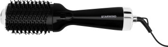 Фен-щетка Starwind SHB 7760 1200Вт черный/серебристый